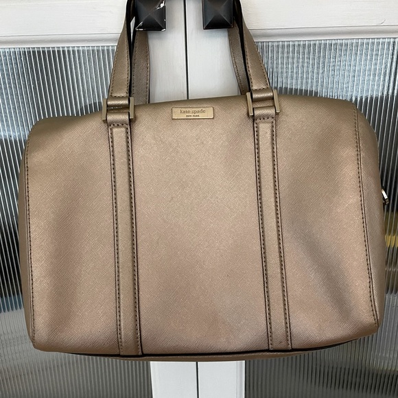 Metallic leather Kate Spade handbag - Picture 2 of 9